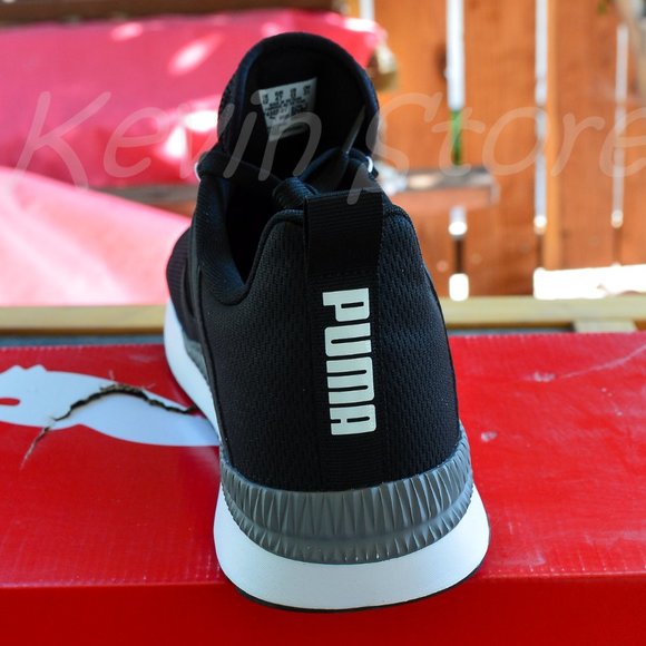 PUMA Mens Pacer Net Cage‎ Trainers Sneakers Running Shoes Black - Picture 14 of 16